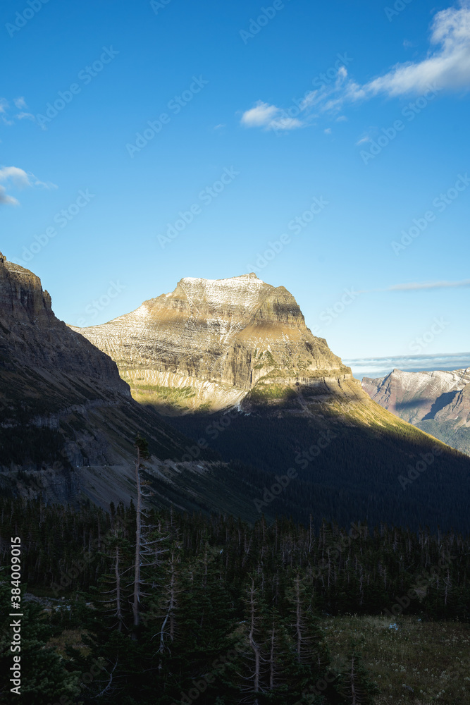 View from Logan's Pass Over East Glacier National Park