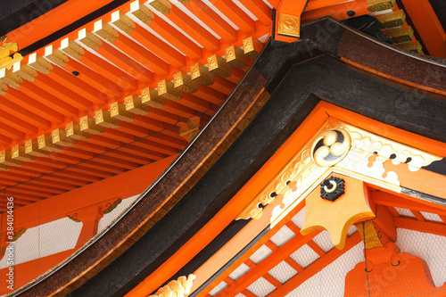 八坂神社拝殿の屋根