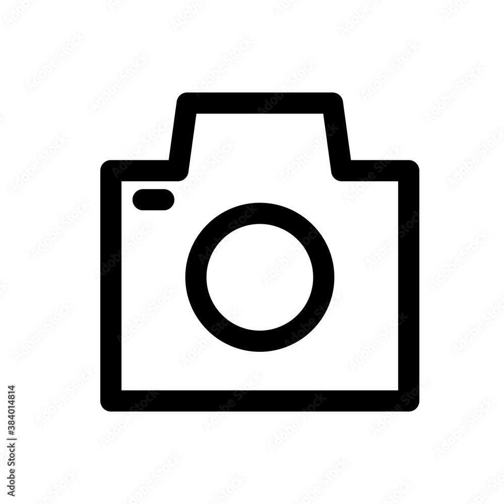camera icon with outline style vector for your web design camera icon with outline style vector for your web design