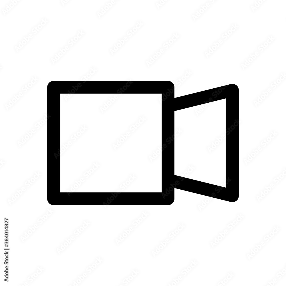 video camera icon with outline style vector for your web design video camera icon with outline style vector for your web design