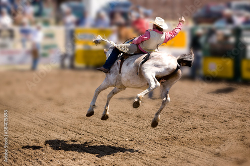 Konstfotografi Saddle Bronc