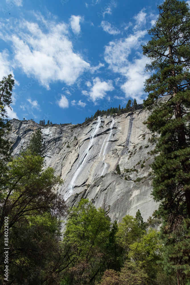 Waterfalls in Yosemite National Park, California, USA Waterfalls in Yosemite National Park, California, USA