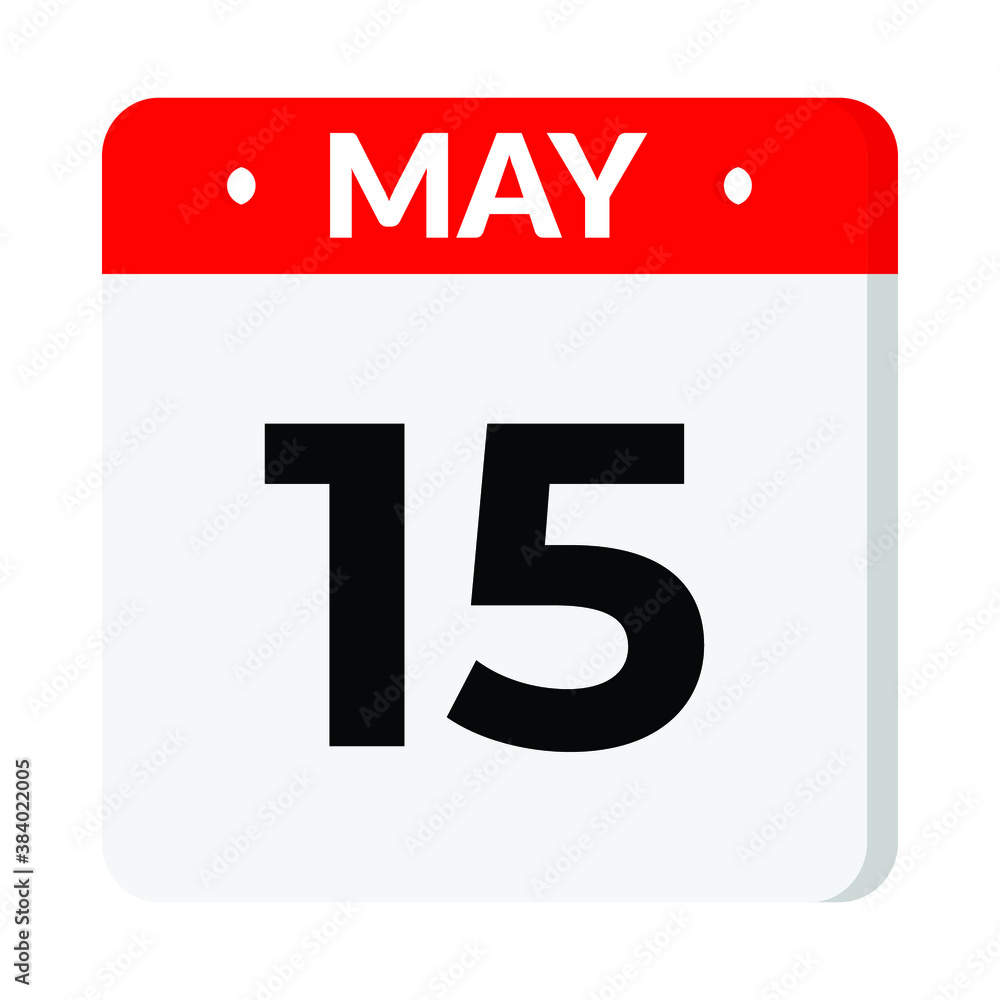 15 May calendar icon 15 May calendar icon