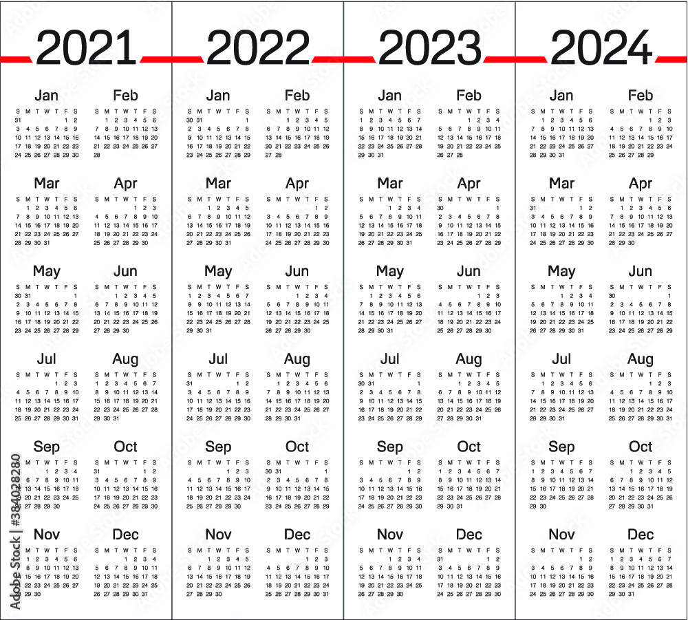 2021 2024 Calendar Kalender 2021 2022 2023 2024 2025 2026 2020 Images