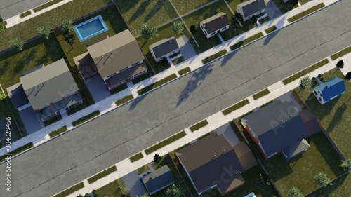 Slika na platnu Suburban real estate investment