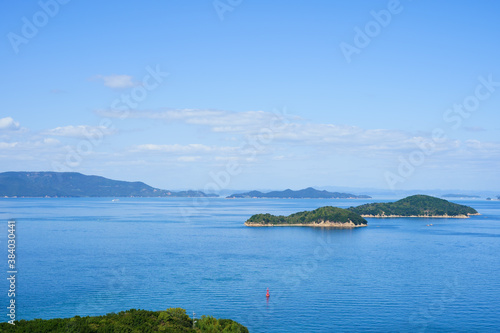 瀬戸内海と島々　香川県高松市