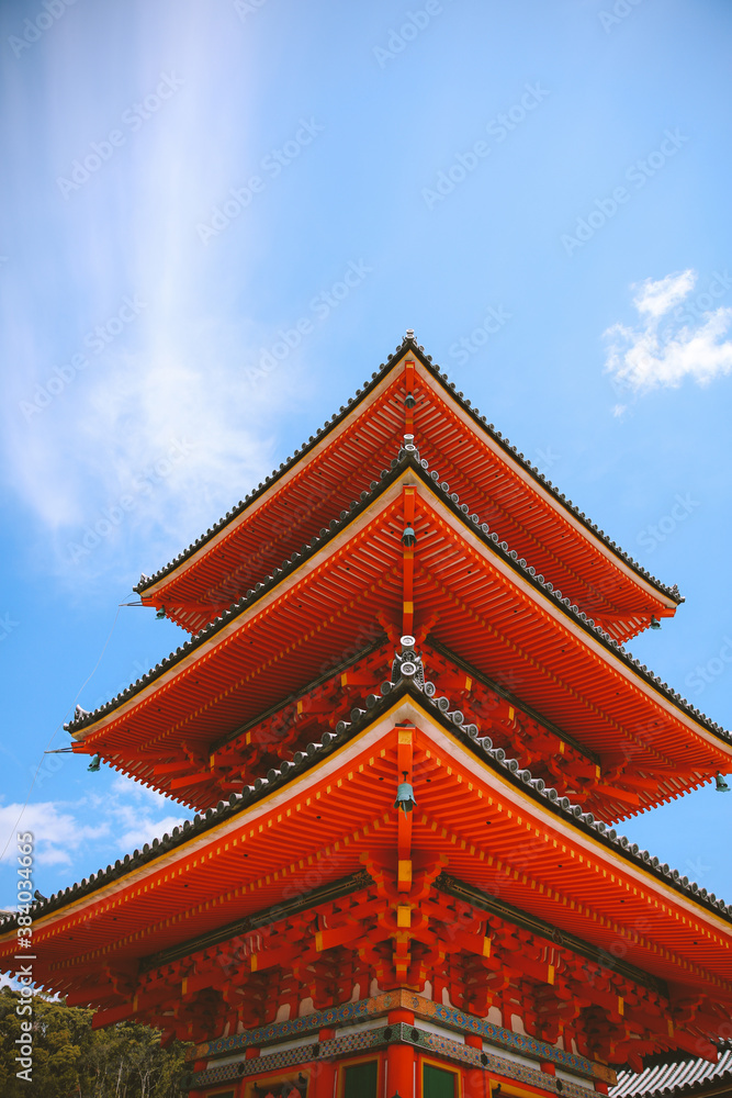 Kiyomizu dera in kyoto, Historic buildings  Japan