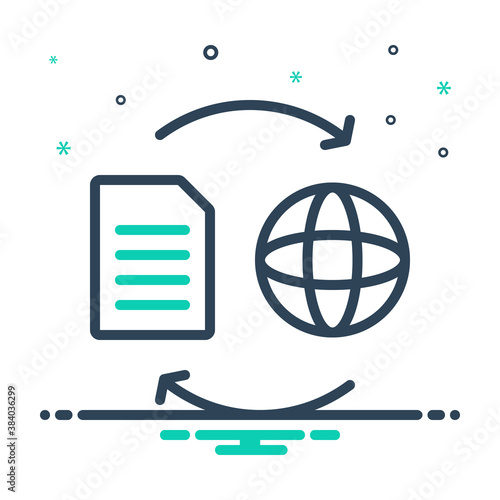 Mix icon for convert