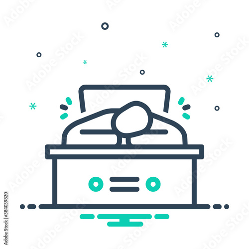 Mix icon for tired