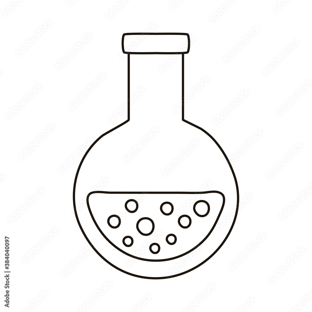 tube test laboratory flat style icon tube test laboratory flat style icon