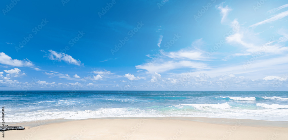 Paradise beach with beautiful white sand