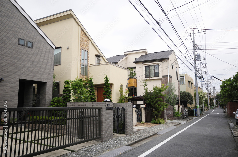 杉並区浜田山2丁目付近の住宅街