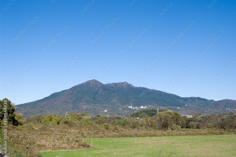 Obraz premium 筑波山(茨城県つくば市)