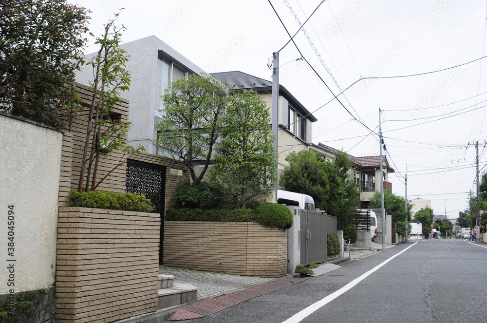 世田谷区瀬田の住宅街