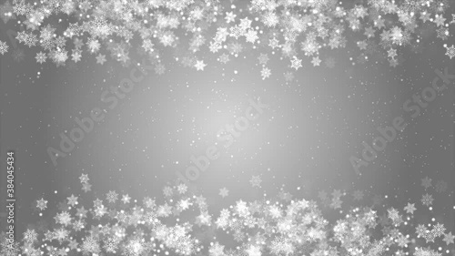 Wallpaper Mural white snow blurred abstract frame border Loop background. bokeh blurred beautiful shiny lights. Winter falling snow, snowflake. Holiday Winter for Merry Christmas and Holiday, Happy New Year. Torontodigital.ca