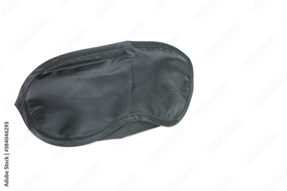 Sleeping eye mask, isolated on white background. Sleeping eye mask, isolated on white background.