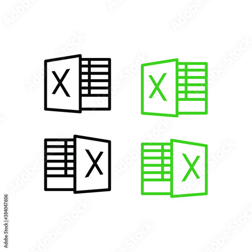 Microsoft excel icon pack