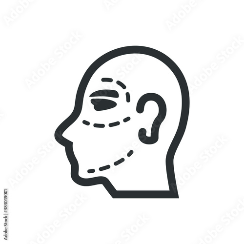 Plastic surgery icon