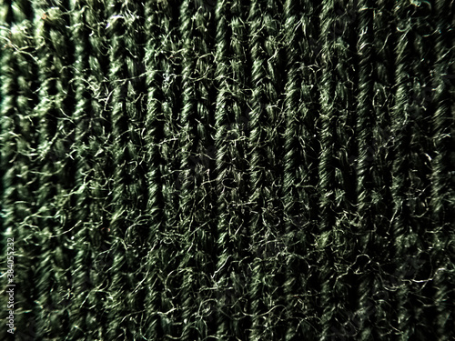 Pattern texture green wool