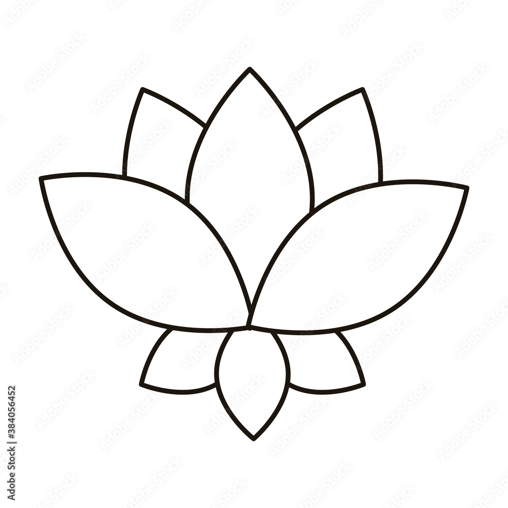 beautiful flower garden nature line style icon beautiful flower garden nature line style icon