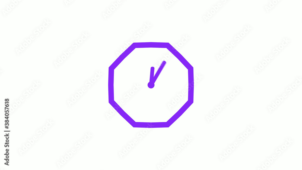 New counting down 12 hours clock isolated on white background, clock icon New counting down 12 hours clock isolated on white background, clock icon