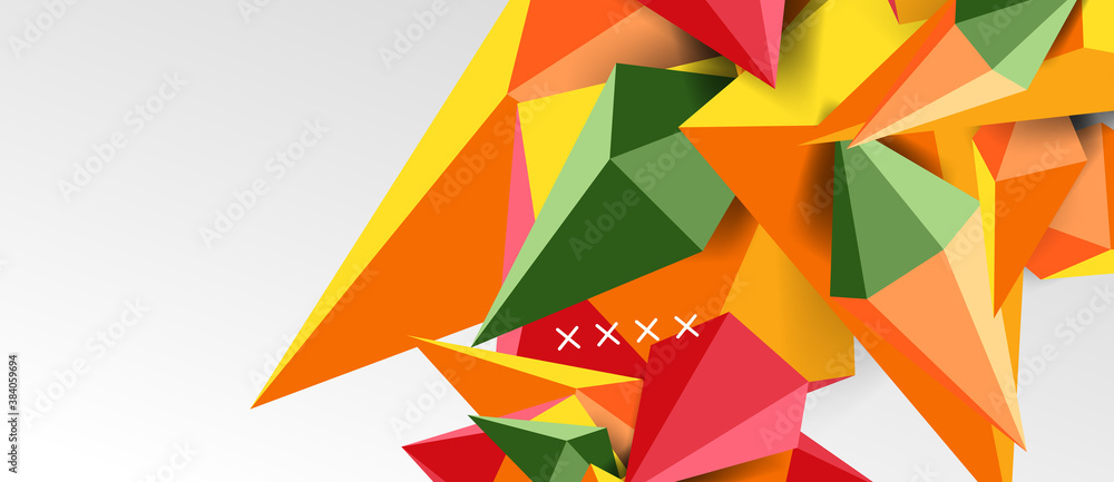 3d low poly abstract shape background vector illustration 3d low poly abstract shape background vector illustration