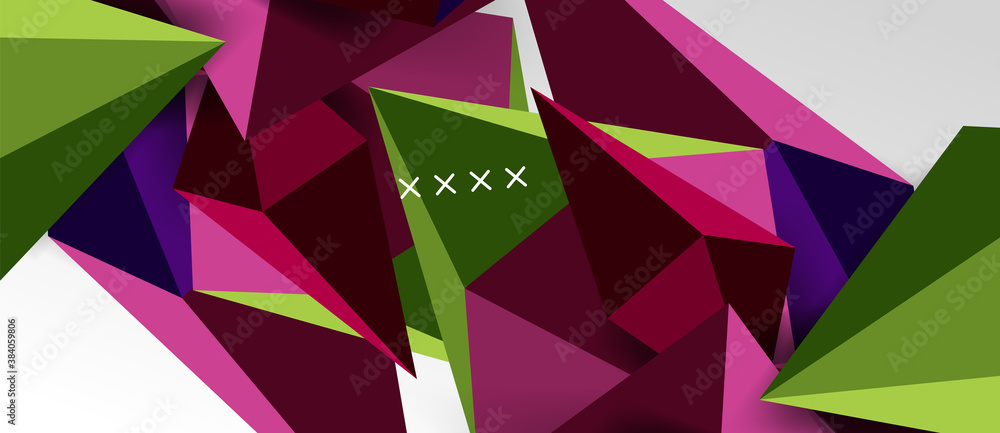 3d low poly abstract shape background vector illustration 3d low poly abstract shape background vector illustration