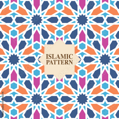 Abstract islamic geometric pattern
