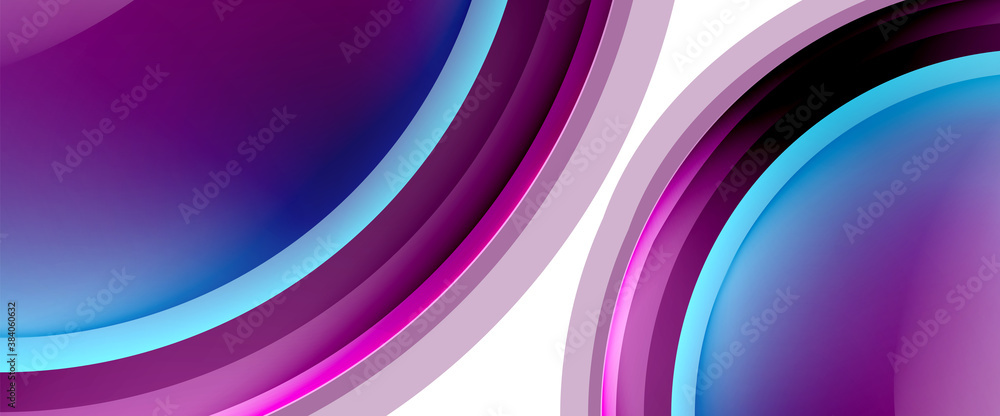 Circles and bubbles abstract background. Fluid liquid round shapes for web banner, app or poster Circles and bubbles abstract background. Fluid liquid round shapes for web banner, app or poster