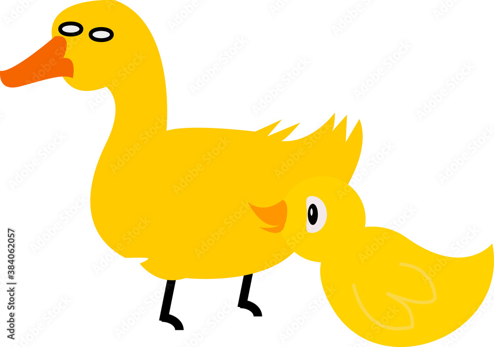 Cute Duck vector design illustration Cute Duck vector design illustration