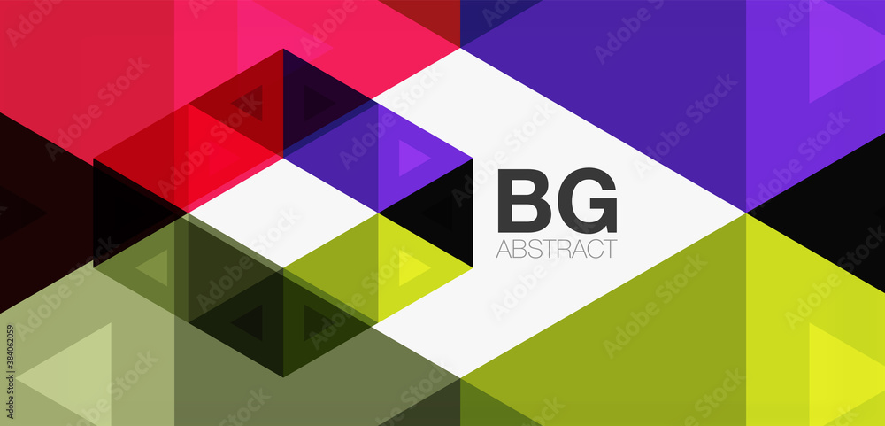 Mosaic triangle pattern abstract background for cover, banner, flyer and poster and other template Mosaic triangle pattern abstract background for cover, banner, flyer and poster and other template