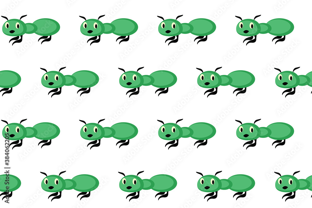 Ant Cartoon seamless pattern Ant Cartoon seamless pattern