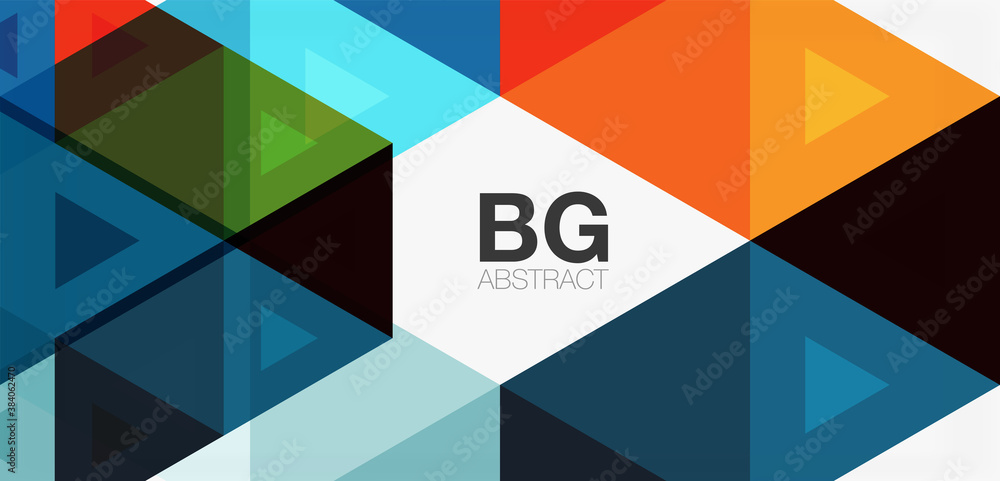 Mosaic triangle pattern abstract background for cover, banner, flyer and poster and other template Mosaic triangle pattern abstract background for cover, banner, flyer and poster and other template