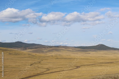 landscape with mountains