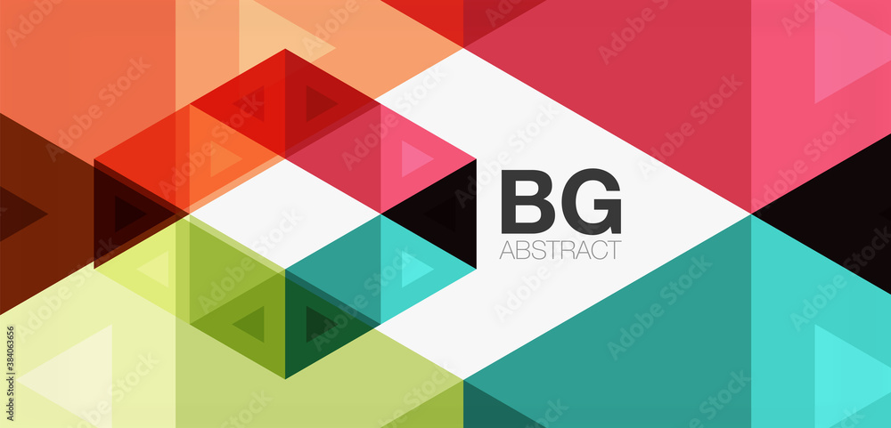 Mosaic triangle pattern abstract background for cover, banner, flyer and poster and other template Mosaic triangle pattern abstract background for cover, banner, flyer and poster and other template