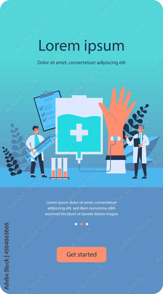 Donating blood in hospital flat vector illustration. Cartoon doctor or nurse taking blood from donor infographics. Health, emergency and medicine concept Donating blood in hospital flat vector illustration. Cartoon doctor or nurse taking blood from donor infographics. Health, emergency and medicine concept