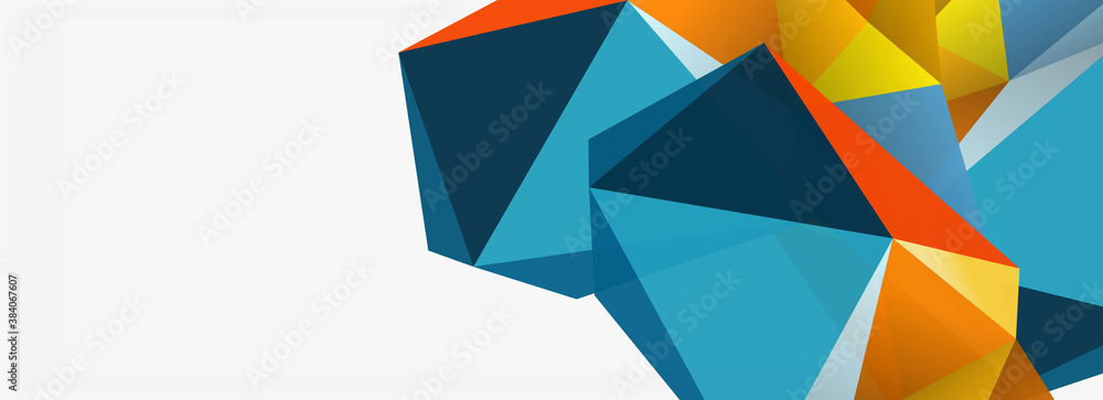 3d mosaic abstract backgrounds, low poly shape geometric design 3d mosaic abstract backgrounds, low poly shape geometric design