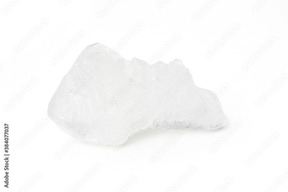 Alum stone isolated on white background. Alum stone isolated on white background.