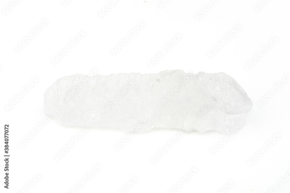 Alum stone isolated on white background. Alum stone isolated on white background.