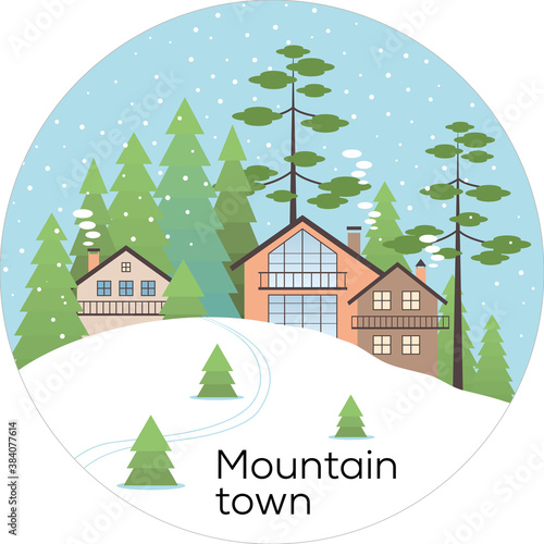 Mountain town Ski resort Climatic zones