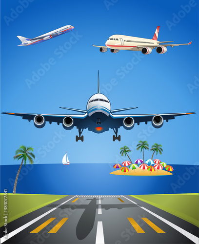 Airport in Summer