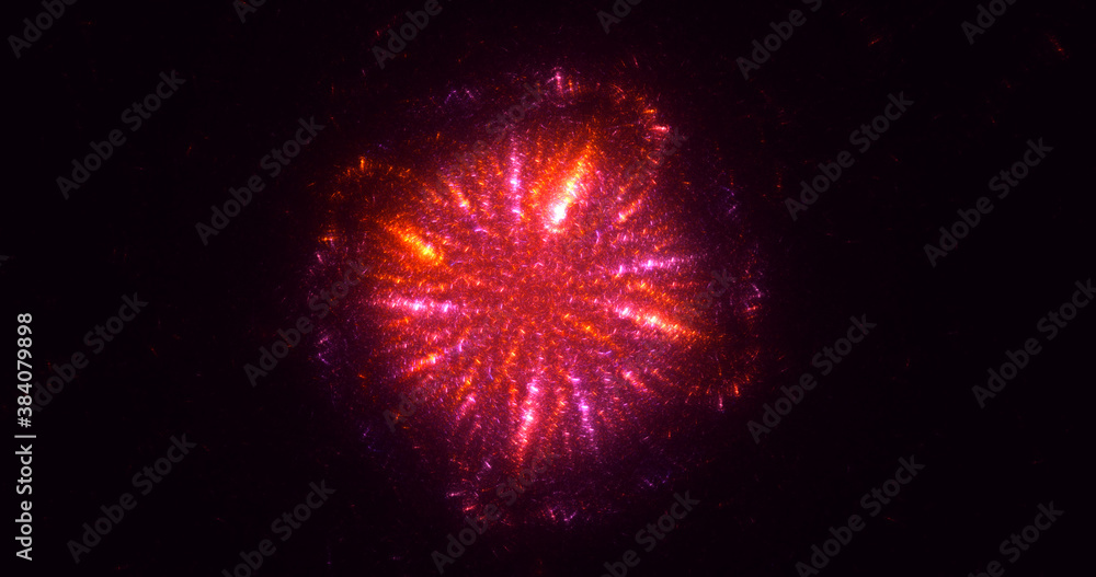 3D rendering abstract round light background 3D rendering abstract round light background