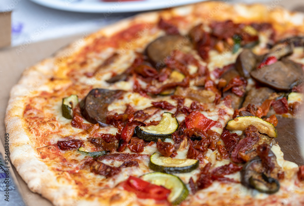 Homemade Pizza. A wonderful mix of flavors and colors. Homemade Pizza. A wonderful mix of flavors and colors.