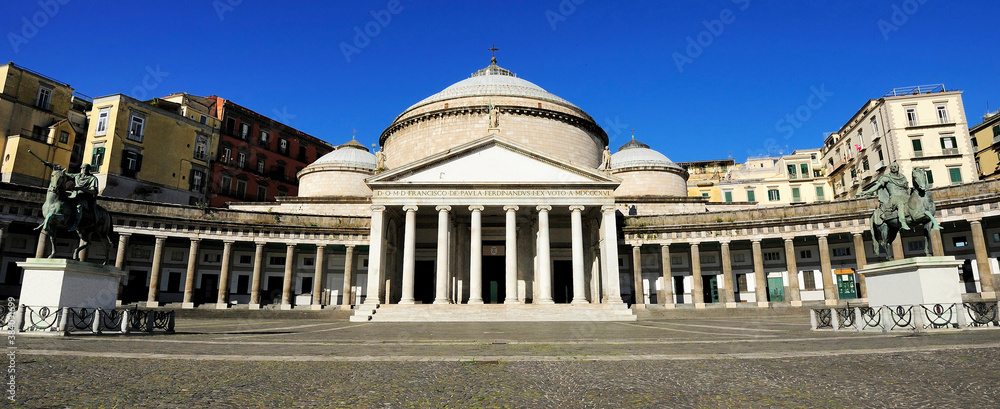 the church of San Francesco di Paola, Piazza Plebiscito, Naples, Italy
