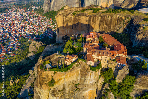 Meteora Monasteries in Greece from above | Die Meteora Klöster in Griechenland aus der Luft