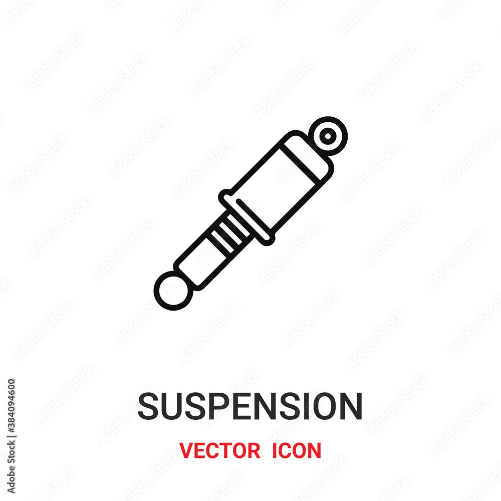 suspension icon vector symbol. suspension symbol icon vector for your design. Modern outline icon for your website and mobile app design. suspension icon vector symbol. suspension symbol icon vector for your design. Modern outline icon for your website and mobile app design.