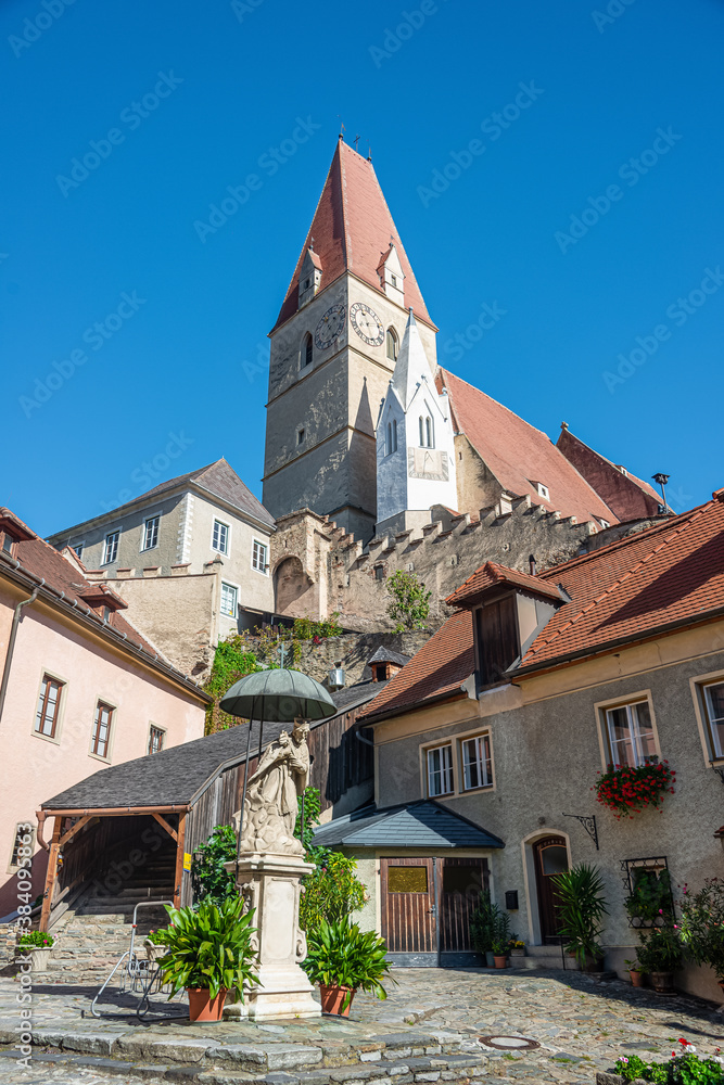 Town of Weissenkirchen in der Wachau, district of Krems-Land, Lower Austria, Europe.