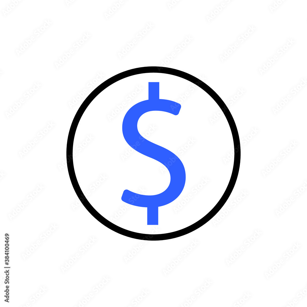 dollar sign icon dollar sign icon