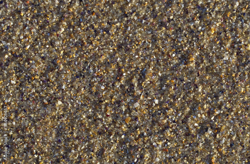 Natural marine sand close-up, full screen image Natural marine sand close-up, full screen image
