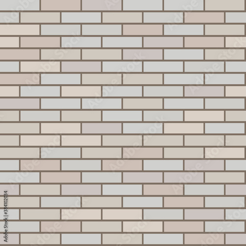 Realistic pattern. Seamless pattern  grey brick wall. Colorful background. Gray brick texture.